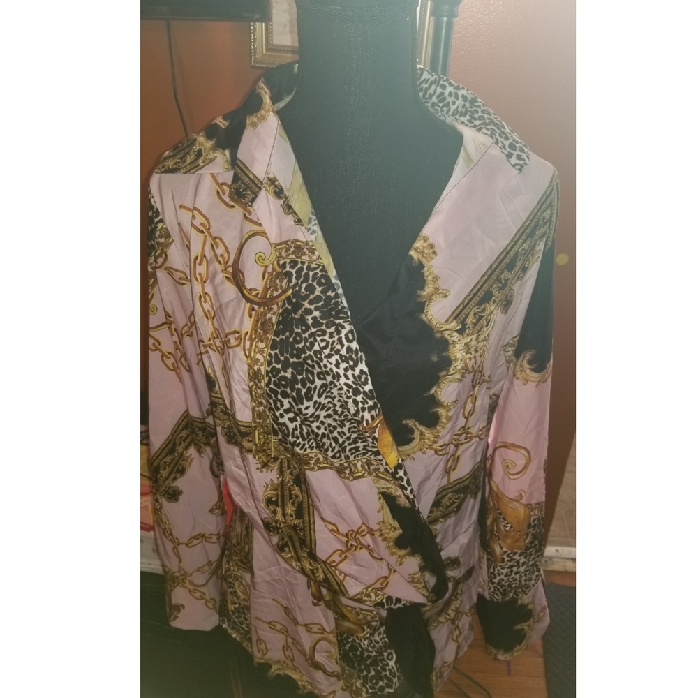 Plunge Twist Blouse